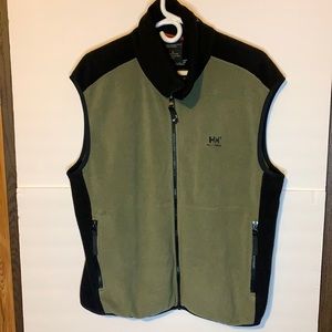 Helly Hansen Green and Black fleece vest